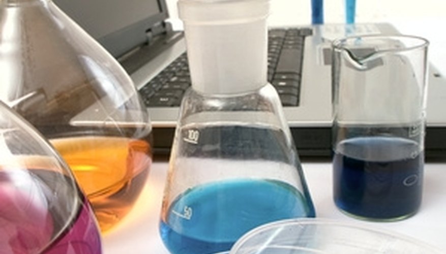 Photo Credit: chemical experiences image by Sergey Galushko from <a href= Electronic balances have become standard equipment in chemical laboratories.