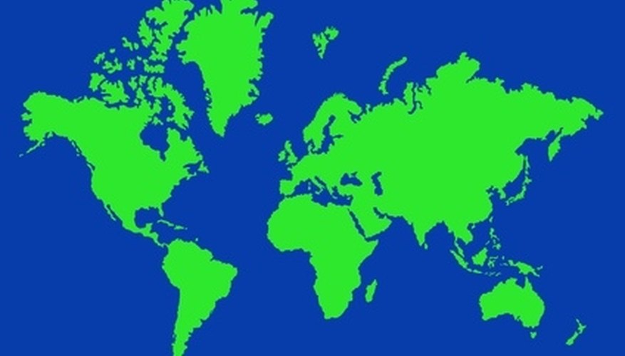 Photo Credit: map of the world image by Cristina Cazan from <a href= A world map is a small scale map.
