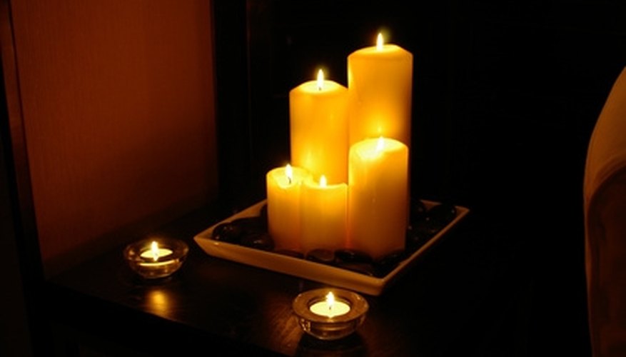 Candles can spice up any romantic night. Candles can spice up any romantic night.