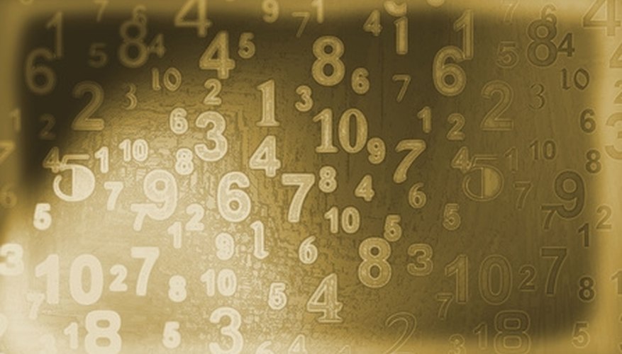 Photo Credit: Old Numbers image by paul hampton from <a href='http://www.fotolia.com'>Fotolia.com</a> Subtracting mixed fractions with the same denominator makes the calculation easier.
