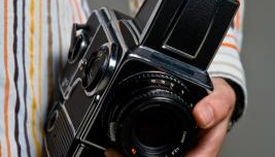 Vintage cameras are found for sale at auctions, antique dealers and through online sales.