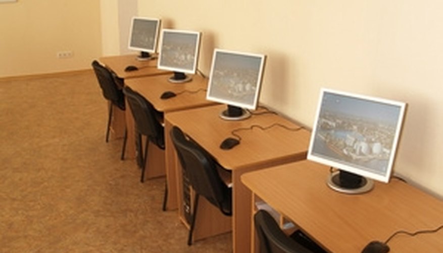 Photo Credit: computers image by Olga Chernetskaya from <a href='http://www.fotolia.com'>Fotolia.com</a> The TEAS is a nursing school admission test.