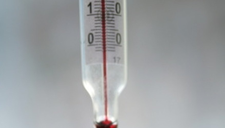 Photo Credit: temperature image by berkay from <a href='http://www.fotolia.com'>Fotolia.com</a> Enzyme activity is affected by temperature.