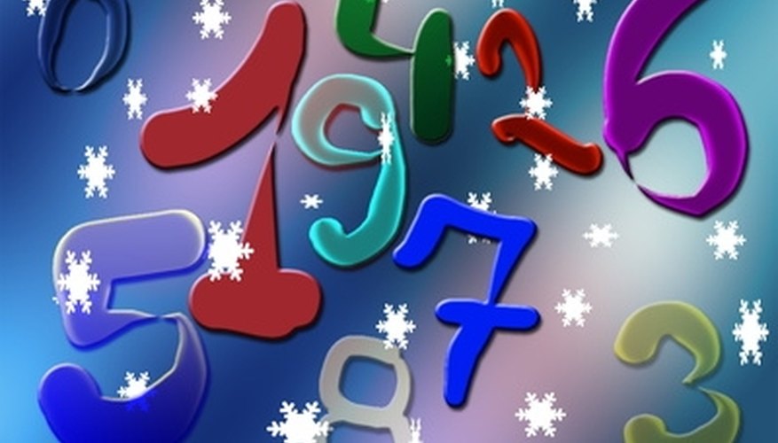 Photo Credit: numbers image by Amer Delibasic from <a href='http://www.fotolia.com'>Fotolia.com</a> Put your numbers in order to find the median.