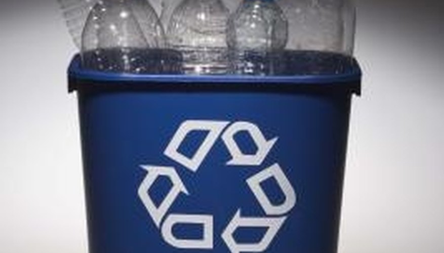 Photo Credit: Jupiterimages/Comstock/Getty Images Not all types of plastic are easily recycled