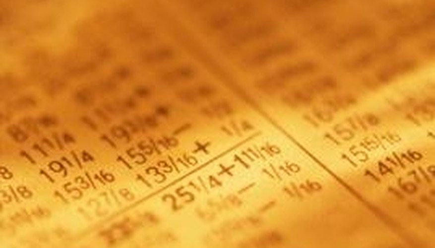 Photo Credit: Jupiterimages/Photos.com/Getty Images Ordering mixed numbers requires fraction conversions.