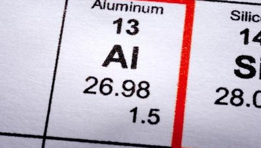 Photo Credit: Jupiterimages/Photos.com/Getty Images Aluminum can form many inorganic chemical compounds.