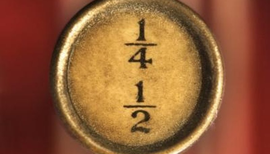 Photo Credit: Jupiterimages/Comstock/Getty Images Remainders of division problems are often written as fractions.