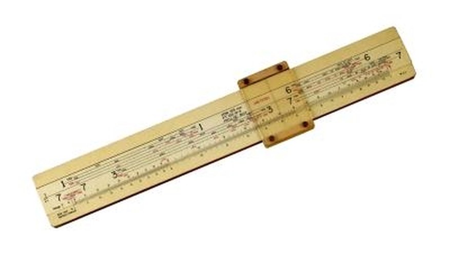 Photo Credit: Brand X Pictures/Brand X Pictures/Getty Images You can solve a log problem with a TI-83 or a slide rule.