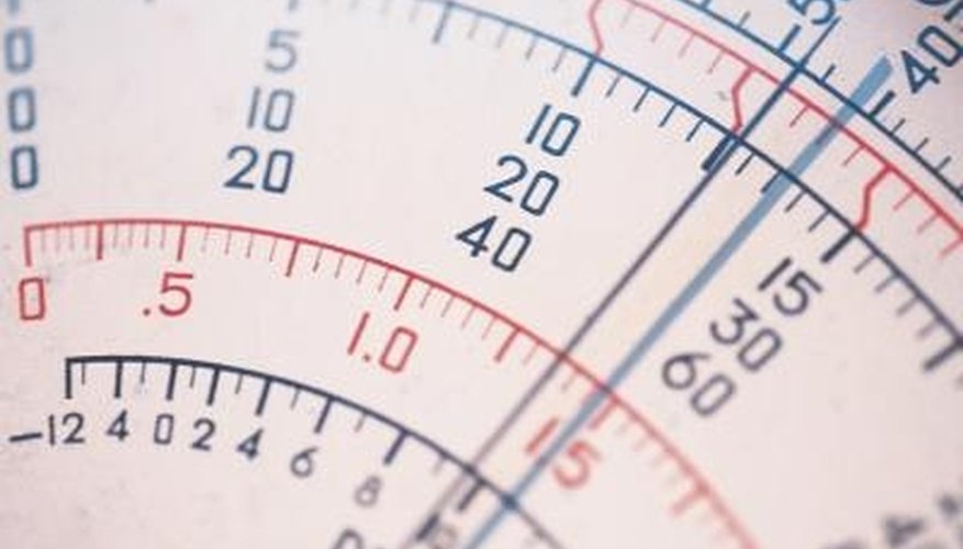 Photo Credit: Ablestock.com/AbleStock.com/Getty Images Analog meters are simple to read once you understand the basics.