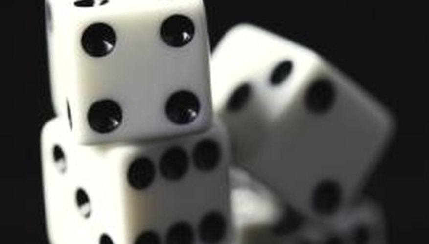 Photo Credit: Thinkstock/Comstock/Getty Images The values returned by a set of dice are an example of a discrete probability distribution.