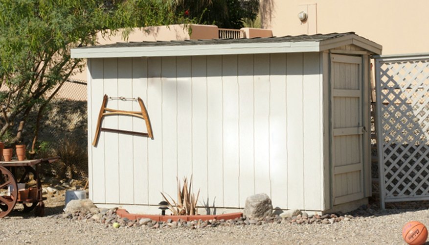 This shed was moved by a crane. This shed was moved by a crane.