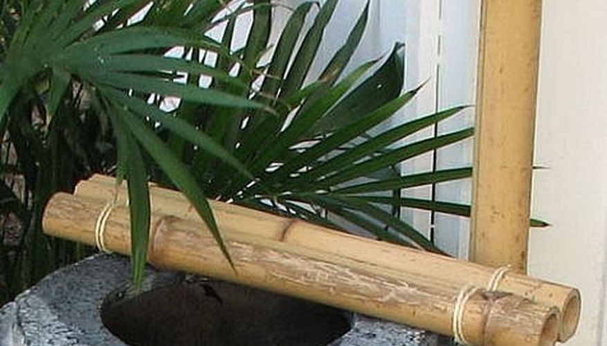 Bamboo fixture. Bamboo fixture.