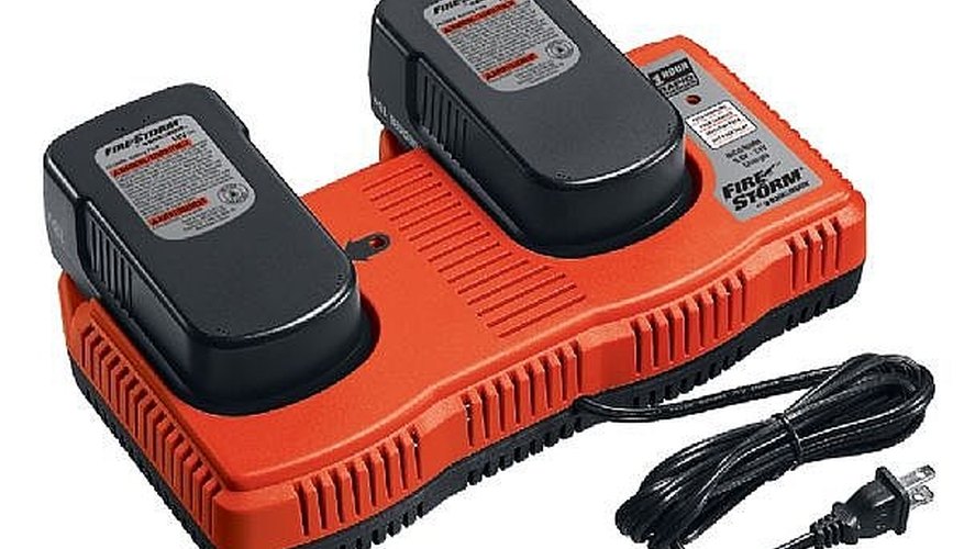 Here is a picture of a dual battery charger, most chargers have instructions on them for charging Here is a picture of a dual battery charger, most chargers have instructions on them for charging