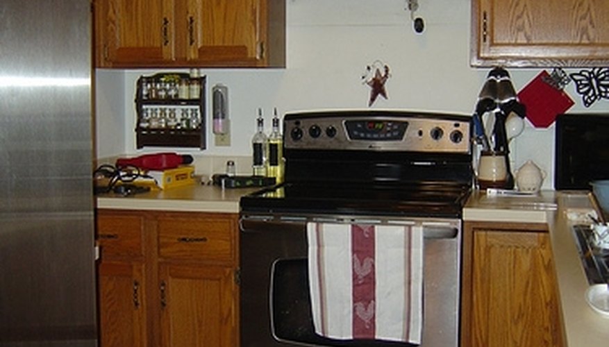 Add smaller sized kitchen cabinets. Add smaller sized kitchen cabinets.