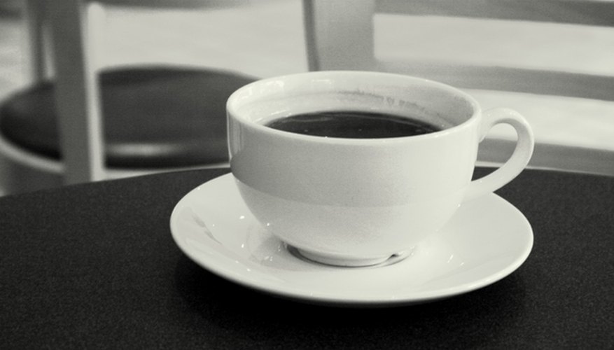 A saucer can prevent a cup ring and a coffee stain. A saucer can prevent a cup ring and a coffee stain.