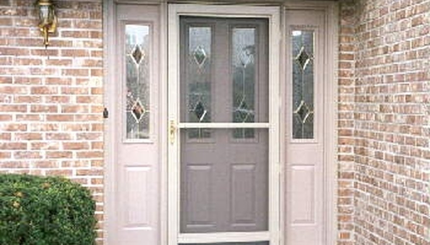 Install An Entry Door With Sidelights, How To Install A New Front Door With Sidelights