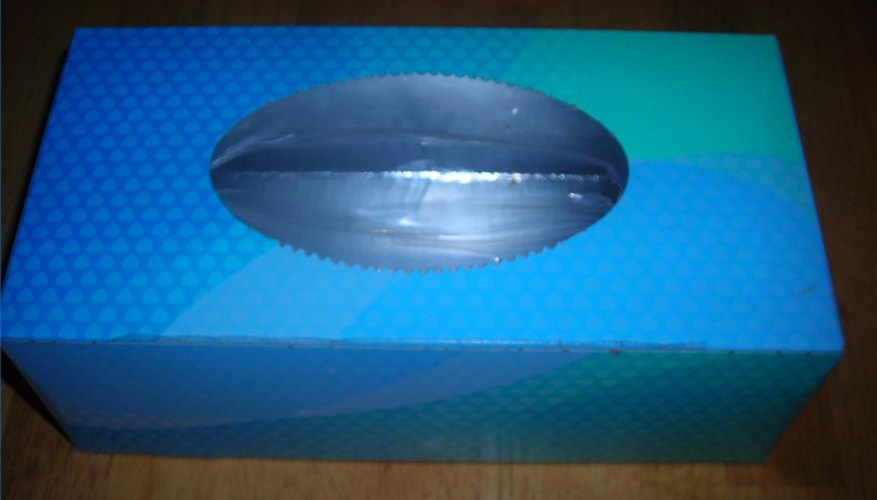 An empty tissue box can be quite handy An empty tissue box can be quite handy