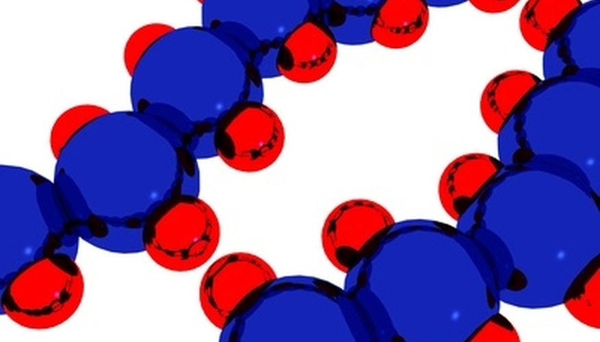 Photo Credit: molecule image by Oleg Verbitsky from <a href='http://www.fotolia.com'>Fotolia.com</a> Properties of elements include their molar mass.