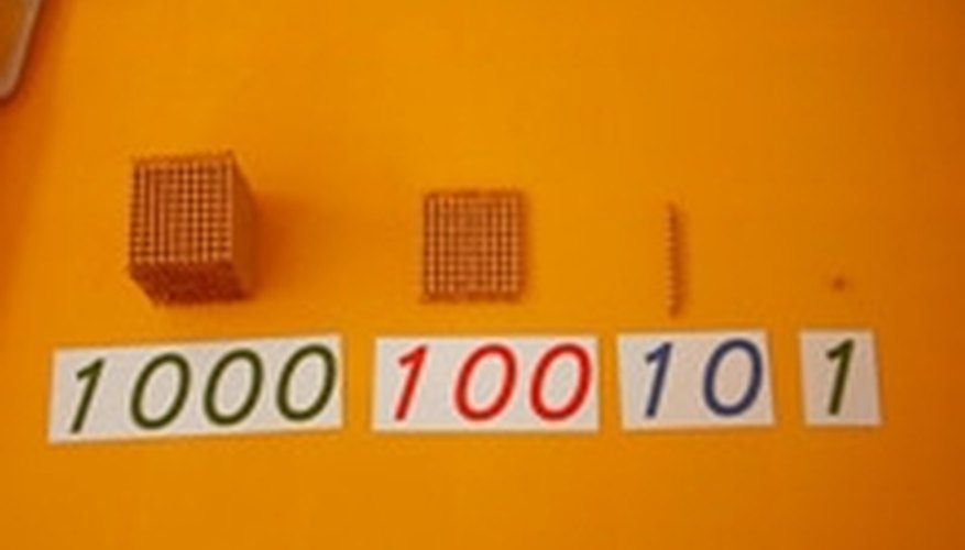 Photo Credit: http://www.mymontessorihouse.com/images/golden_beads.jpg,http://www.rtcreations.com/maths-golden-beads.jpg Here you see the thousand, hundred, ten and single units of golden beads lined up in that order.