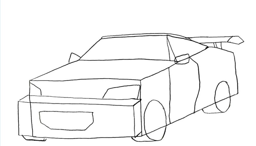 How to Draw a Nissan Skyline | Our Pastimes