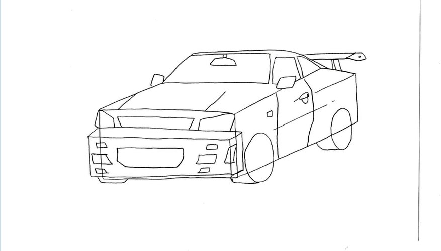 Download How to Draw a Nissan Skyline | Our Pastimes