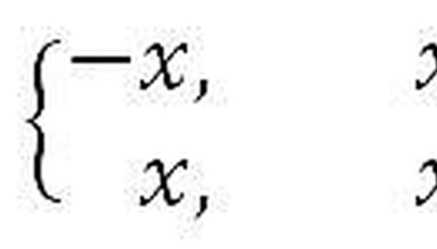 Absolute Value Formula