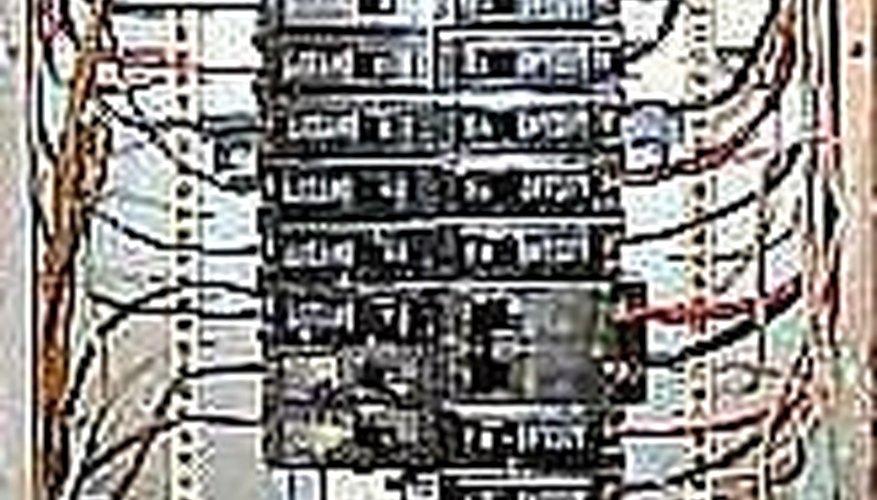 Main circuit breaker panel Main circuit breaker panel