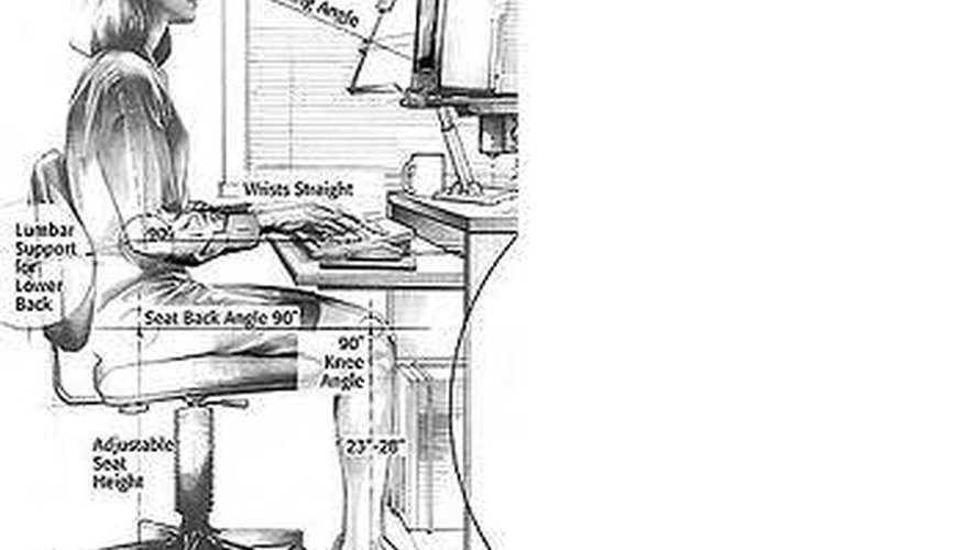 The same rules of ergonomics apply to children, only the sizes change. The same rules of ergonomics apply to children, only the sizes change.