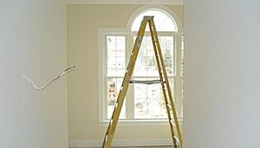 Setup the ladder. Setup the ladder.
