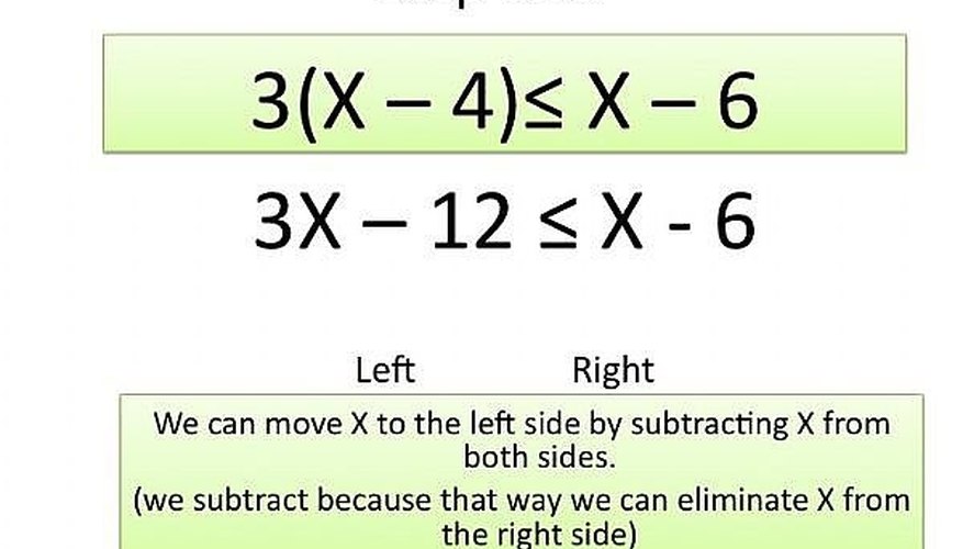 Move the variables to the left side