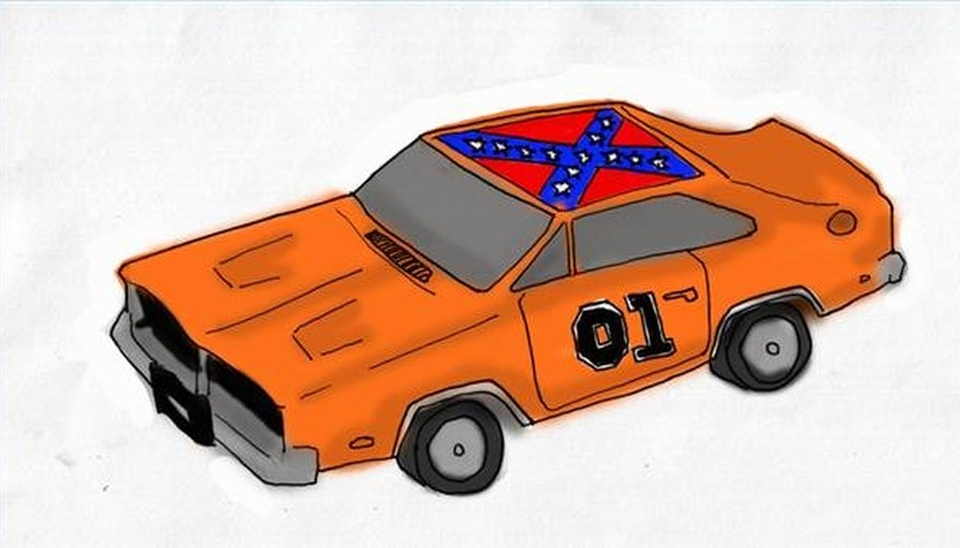 How to Draw the Car From Dukes of Hazzard | HomeSteady