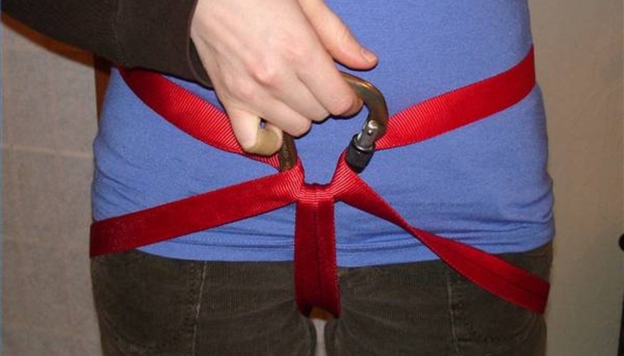 How to Tie a Climbing Harness With Webbing