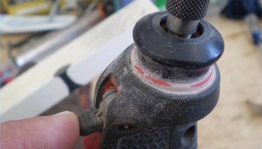 The chuck lock is usually the lever toward the business end of the tool. The chuck lock is usually the lever toward the business end of the tool.