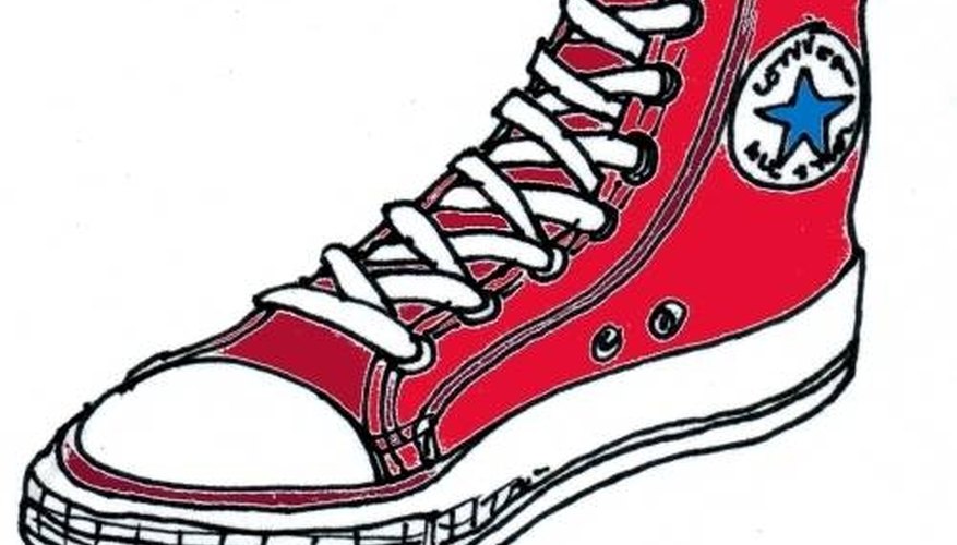 How to Draw Converse Shoes Our Pastimes