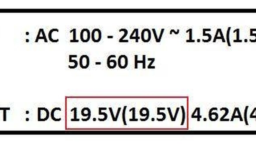 Find the volts under Output
