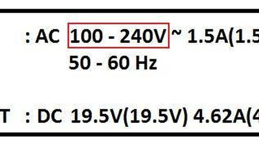 Find the voltage input.