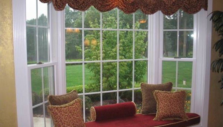 Build a window seat for your bay window. Build a window seat for your bay window.