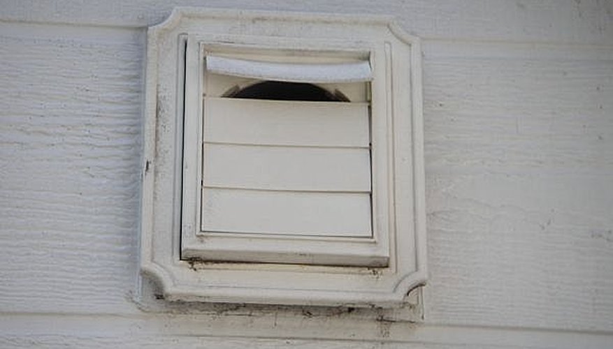 Exterior dryer exhaust port. Exterior dryer exhaust port.