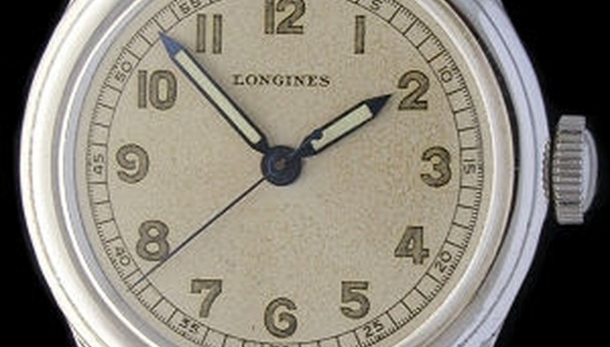 A World War II-era Longines military watch
