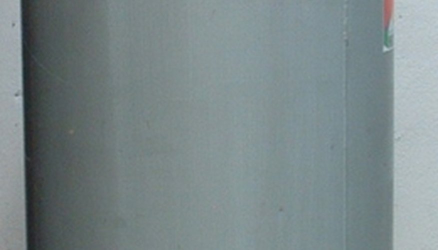 A typical 124-gallon propane tank. A typical 124-gallon propane tank.