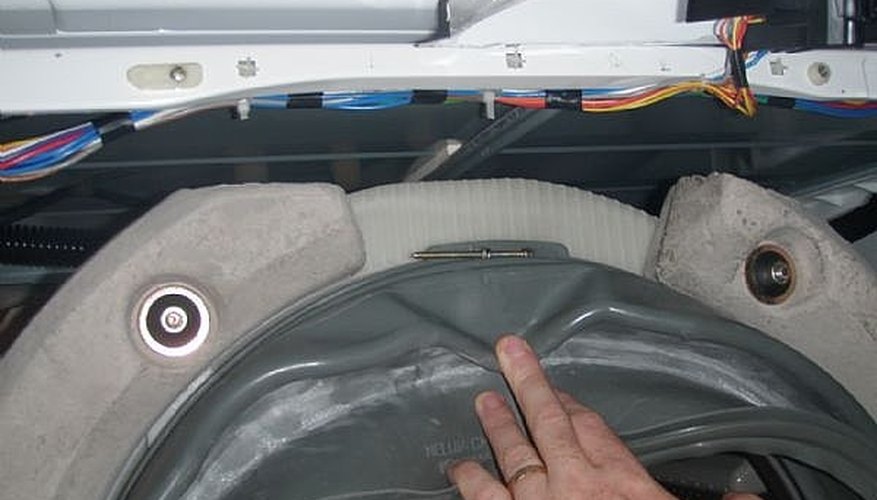 The door boot seal should have a raised area indicating where you need to line up the tension ring. The door boot seal should have a raised area indicating where you need to line up the tension ring.