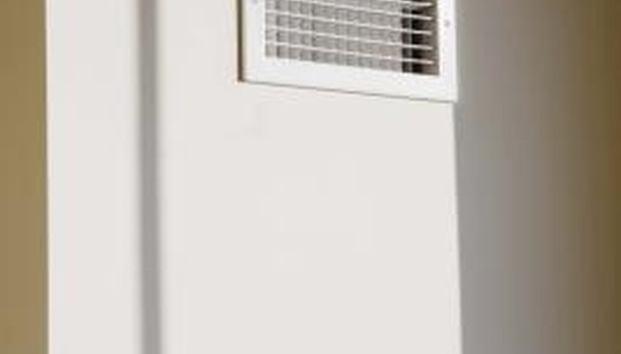Air conditioning vents can be replaced with sleeker, more modern models. Air conditioning vents can be replaced with sleeker, more modern models.