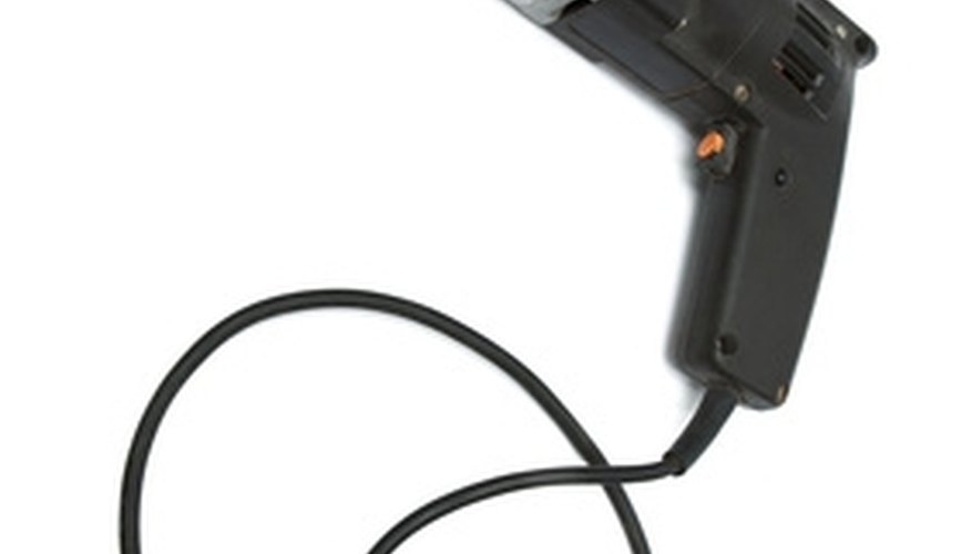The best way to create small holes is a power drill. The best way to create small holes is a power drill.