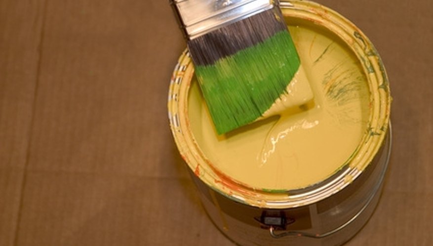 Paint makes a colorful, durable floor. Paint makes a colorful, durable floor.
