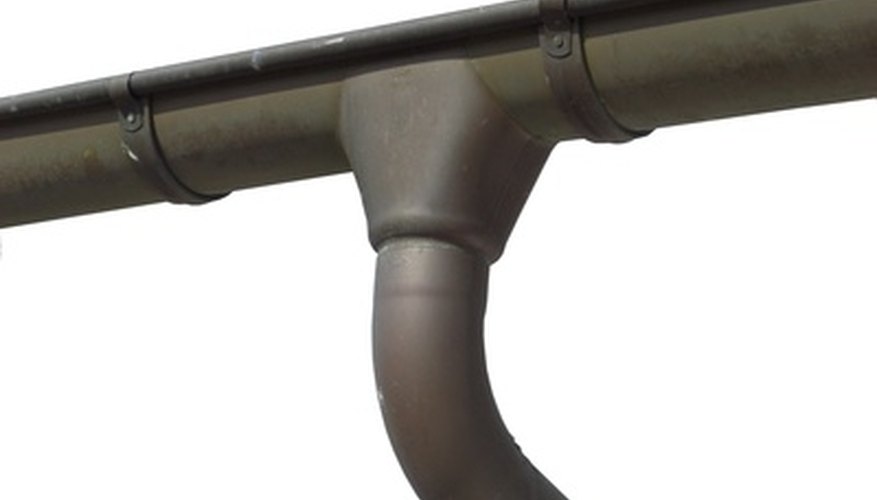 Gutters divert water away from a building. Gutters divert water away from a building.