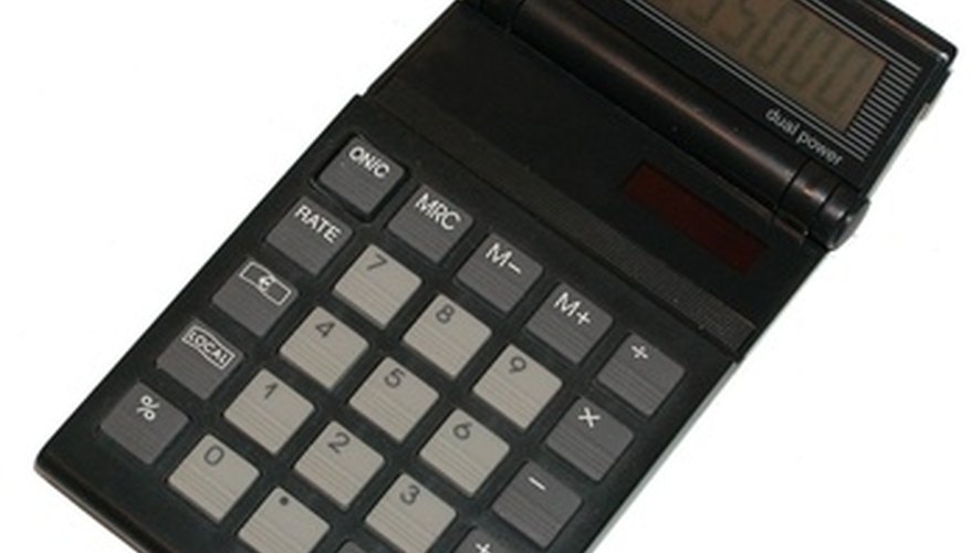 Calculate figures twice to avoid errors. Calculate figures twice to avoid errors.