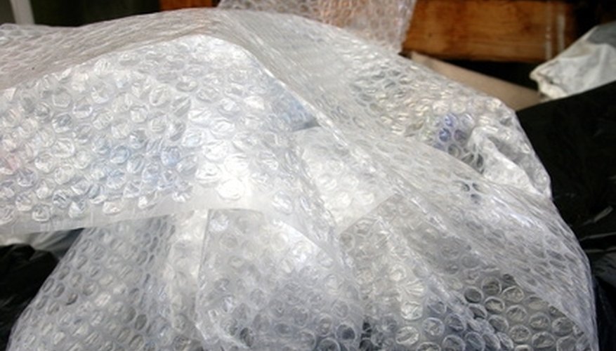 Bubble wrap cushions and protects against breakage. Bubble wrap cushions and protects against breakage.