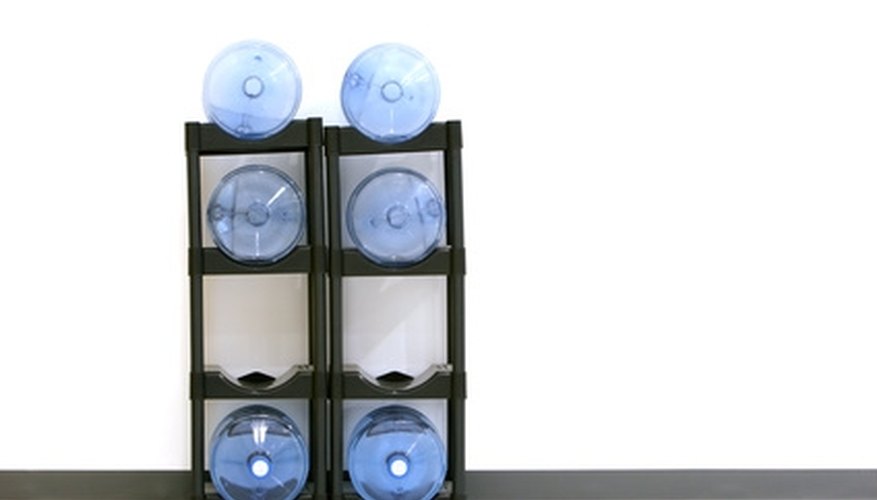 Clean your water containers with a disinfectant. Clean your water containers with a disinfectant.