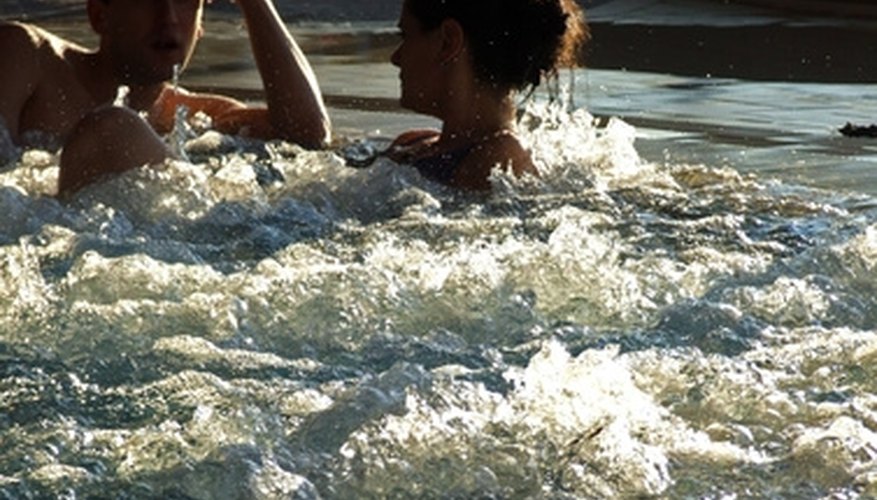 A hot tub can be a great way to relax after a hard day's work. A hot tub can be a great way to relax after a hard day's work.